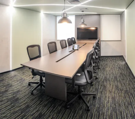 Sala de reunião do escritório GBF Advogados
